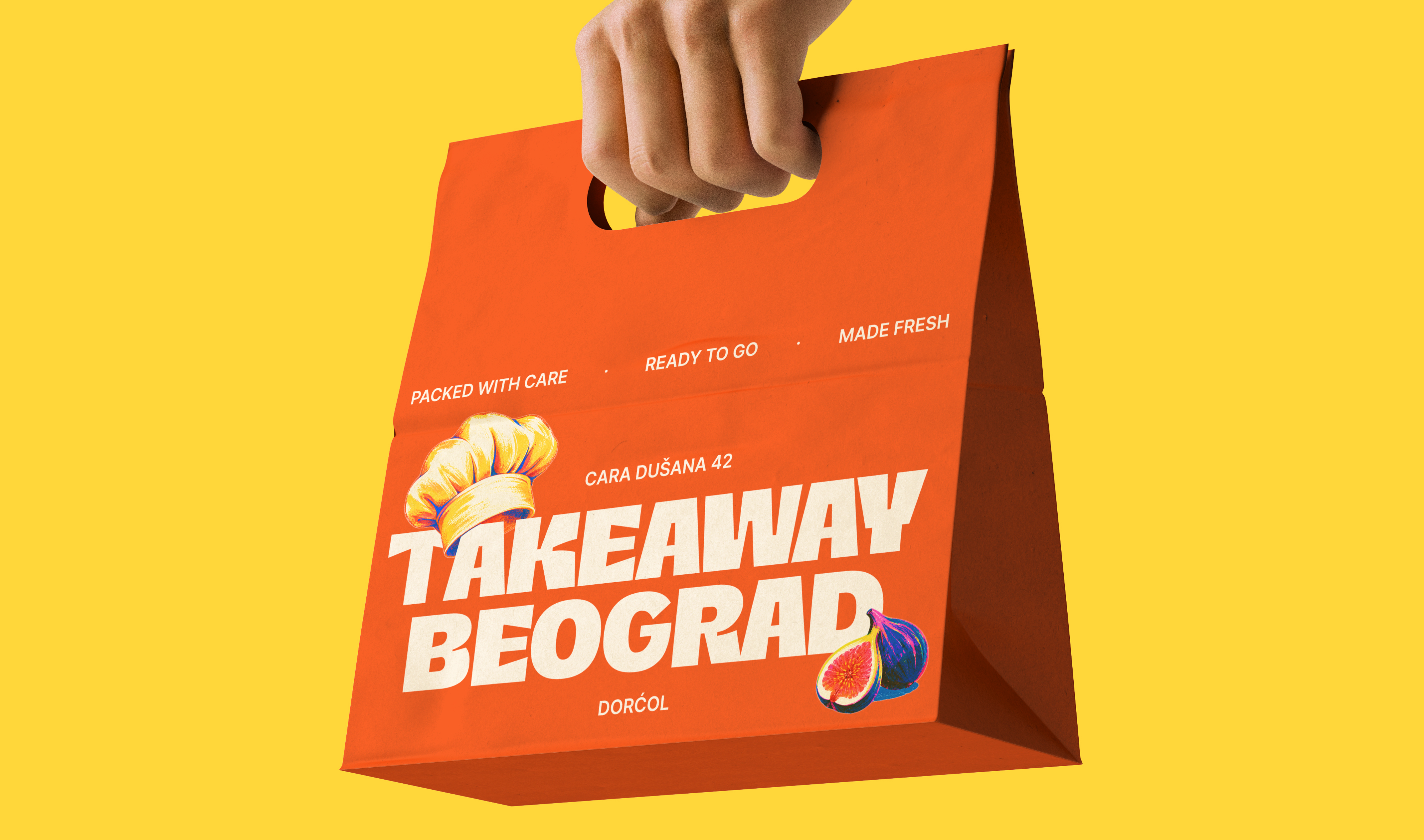 Burek takeaway packaging — Beograd, Dorćol